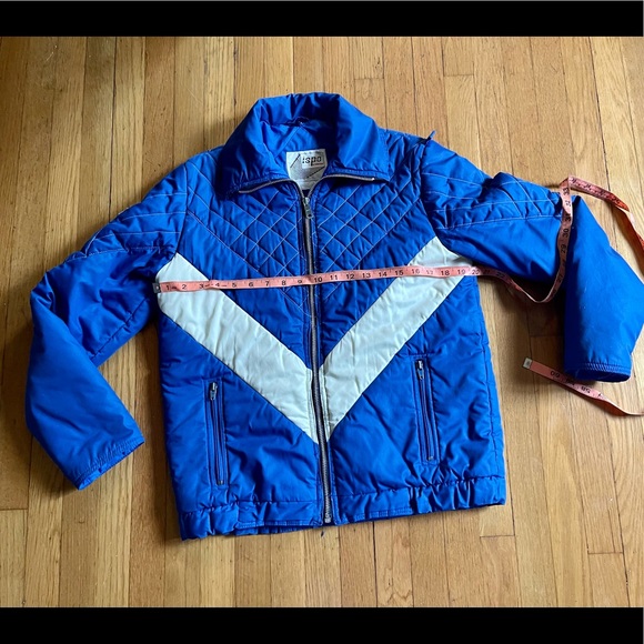 70s Vintage Ispo International Blue Ski Coat - Picture 9 of 12